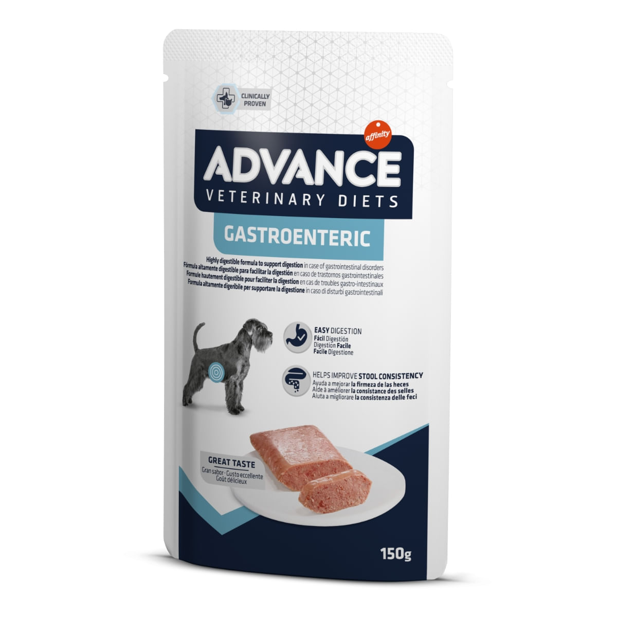 PLIC CAINE ADVANCE VETERINARY DIETS GASTROENTERIC MINI <10KG PUI150GR