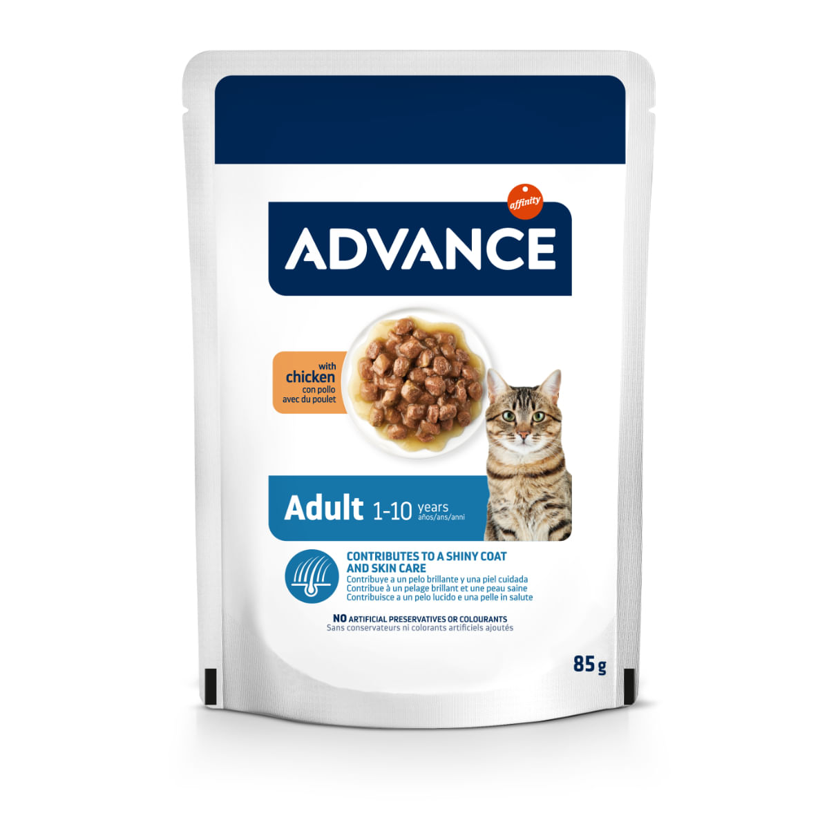 PLIC PISICA ADVANCE ADULT PUI 85G