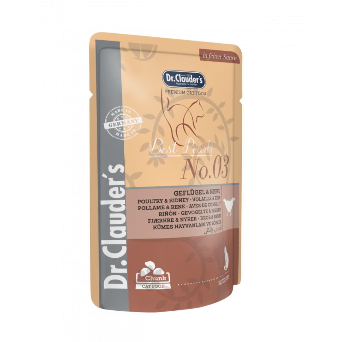 PLIC PISICA DR. CLAUDER'S PASARE DE CURTE SI RINICHI 100GR