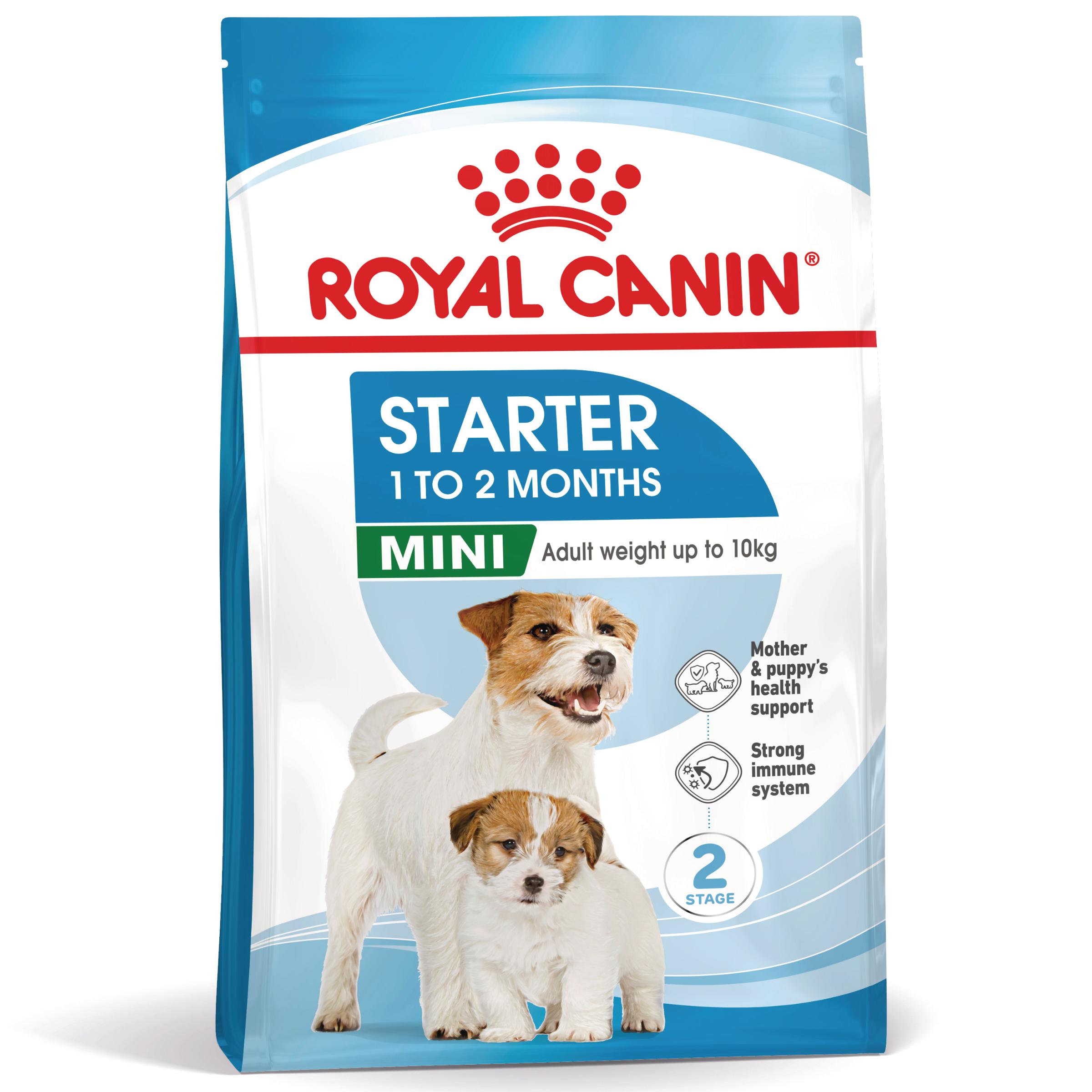 HRANA CAINE ROYAL CANIN STARTER MOTHER BABY DOG 1-2 LUNI MINI 8KG