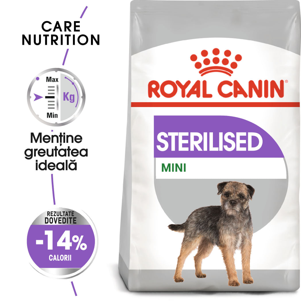 HRANA CAINE ROYAL CANIN STERILISED MINI 8KG
