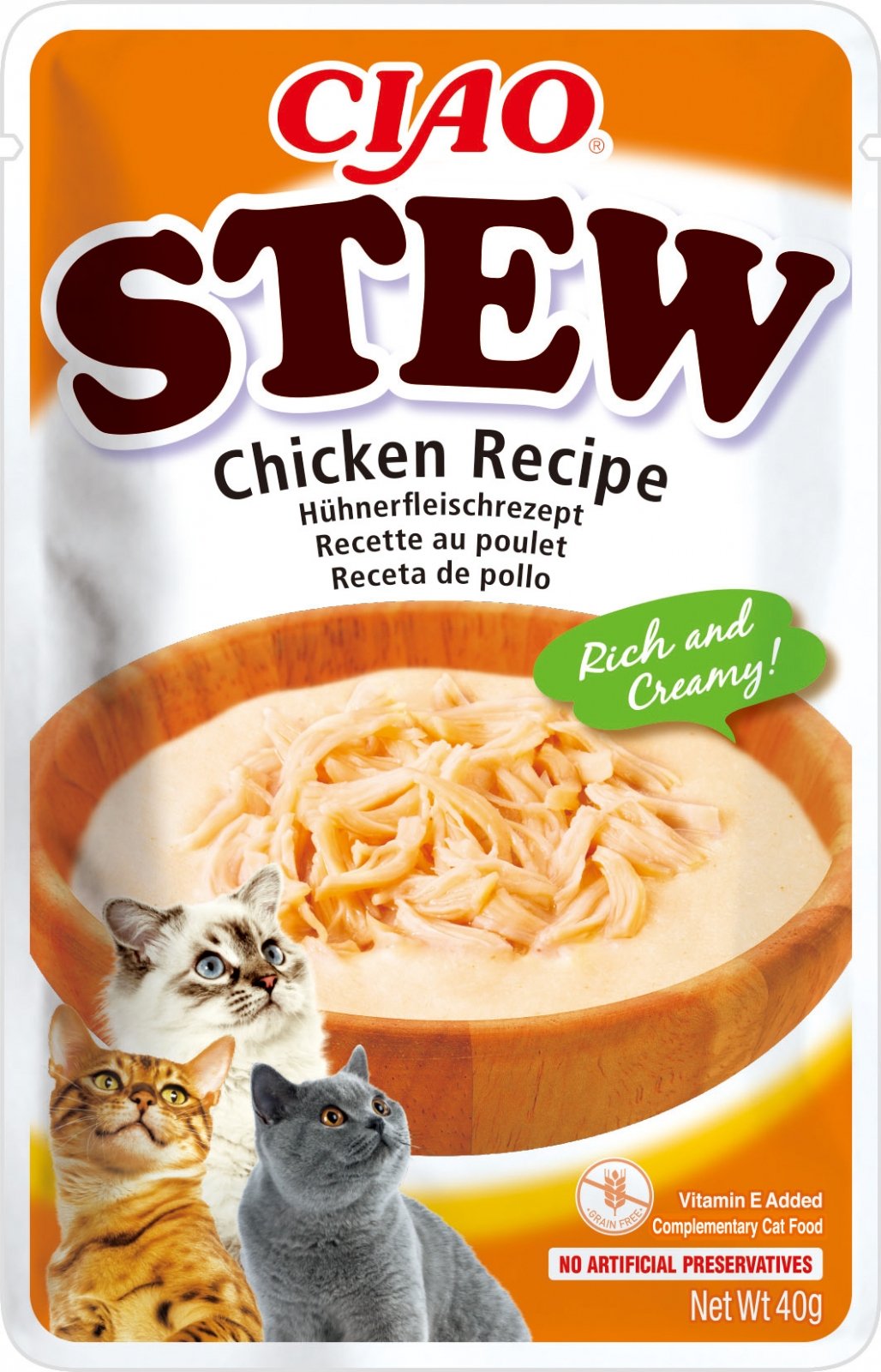 PLIC PISICA CIAO STEW PUI  40GR