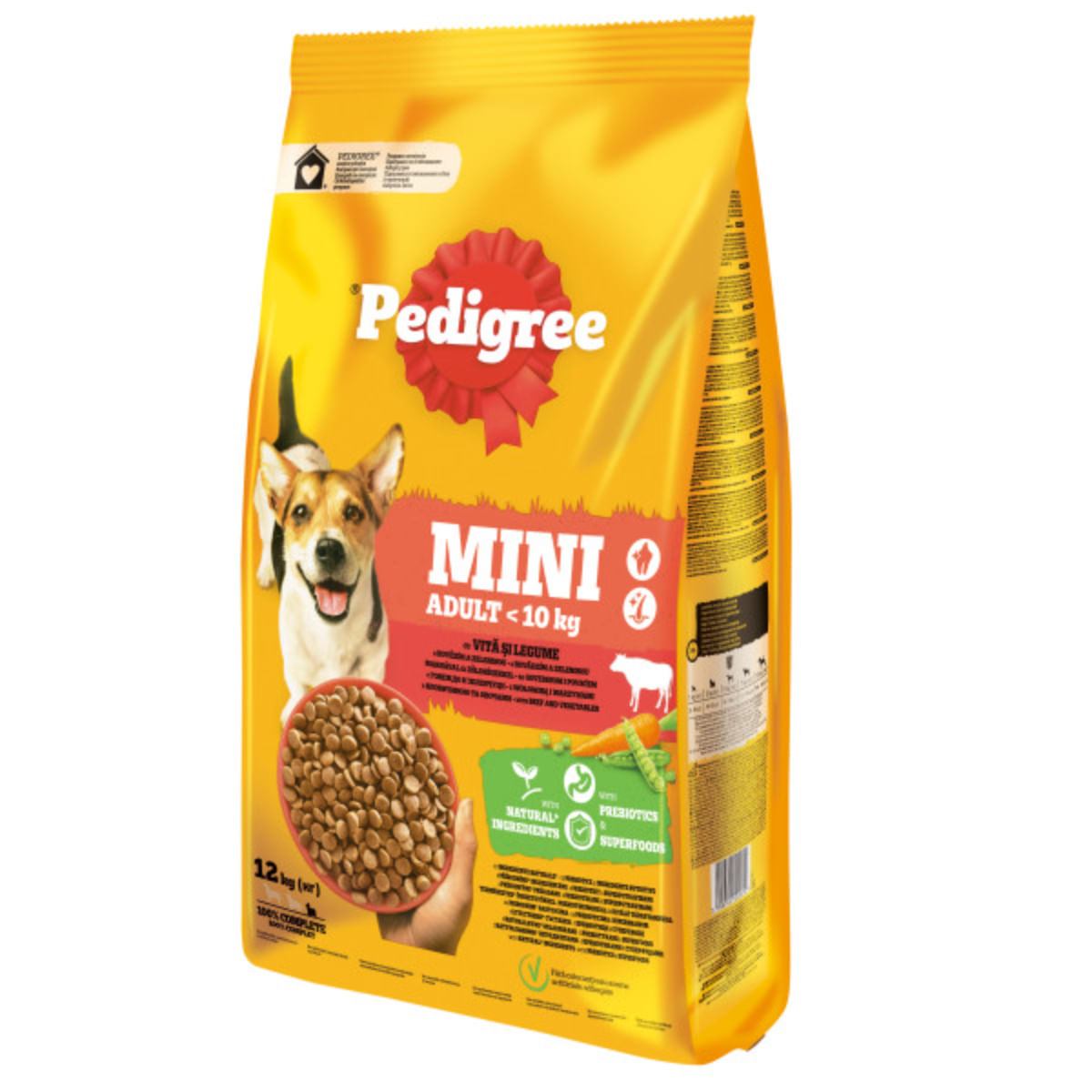 HRANA CAINE PEDIGREE MINI ADULT VITA SI LEGUME 12KG