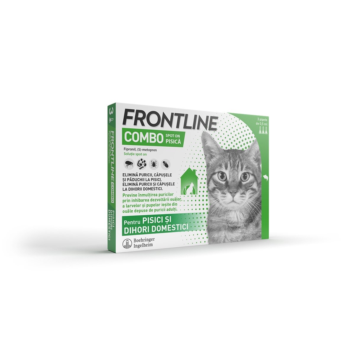 FRONTLINE COMBO PISICA/3 PIPETE