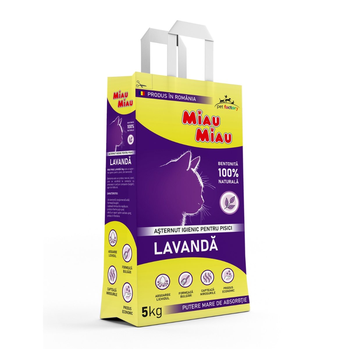 ASTERNUT IGIENIC MIAU MIAU LAVANDA 5KG