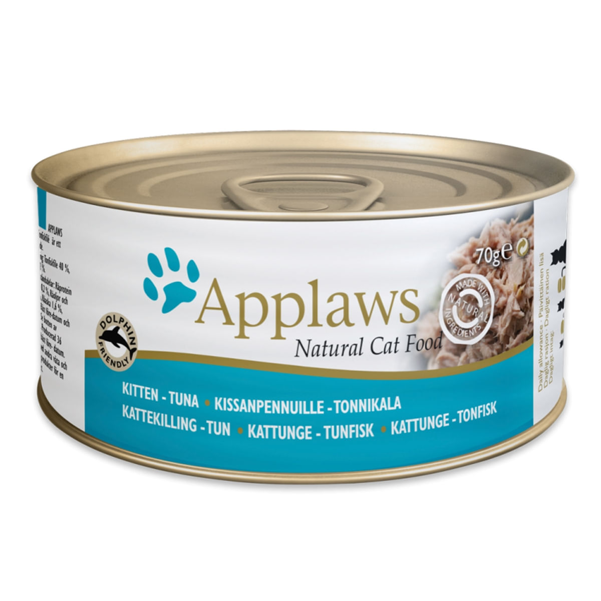 APPLAWS CONSERVA PISICI KITTEN TON IN JELLY 70GR