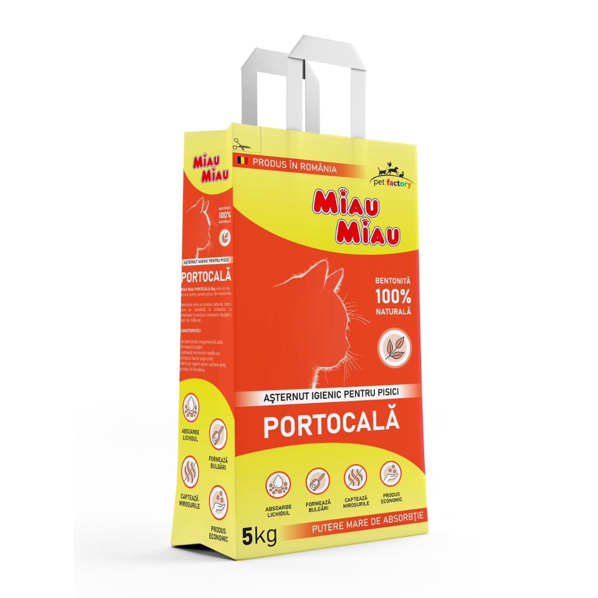 ASTERNUT IGIENIC MIAU MIAU PORTOCALA 5KG