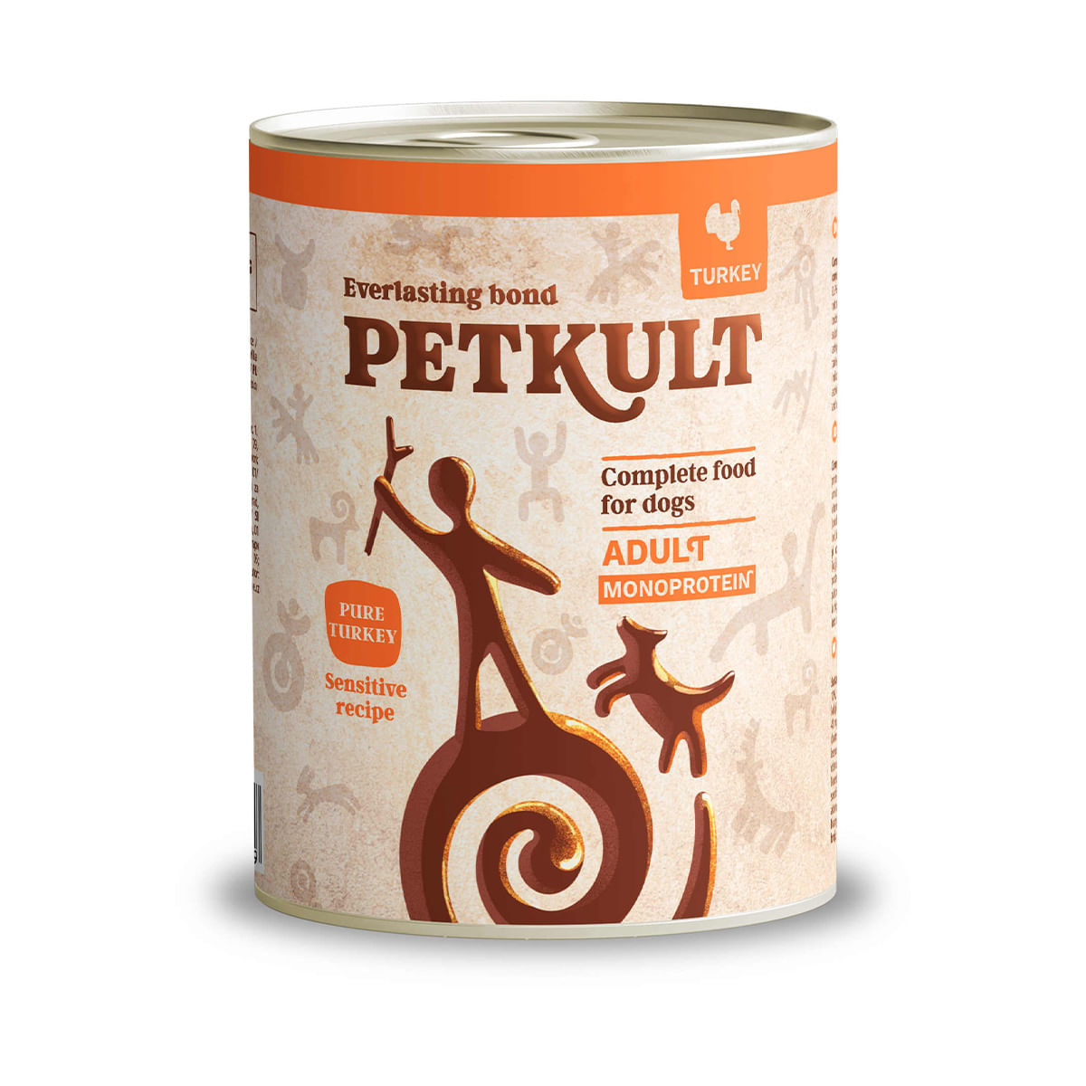 CONSERVA CAINE PETKULT ADULT CURCAN MONOPROTEIN 800GR