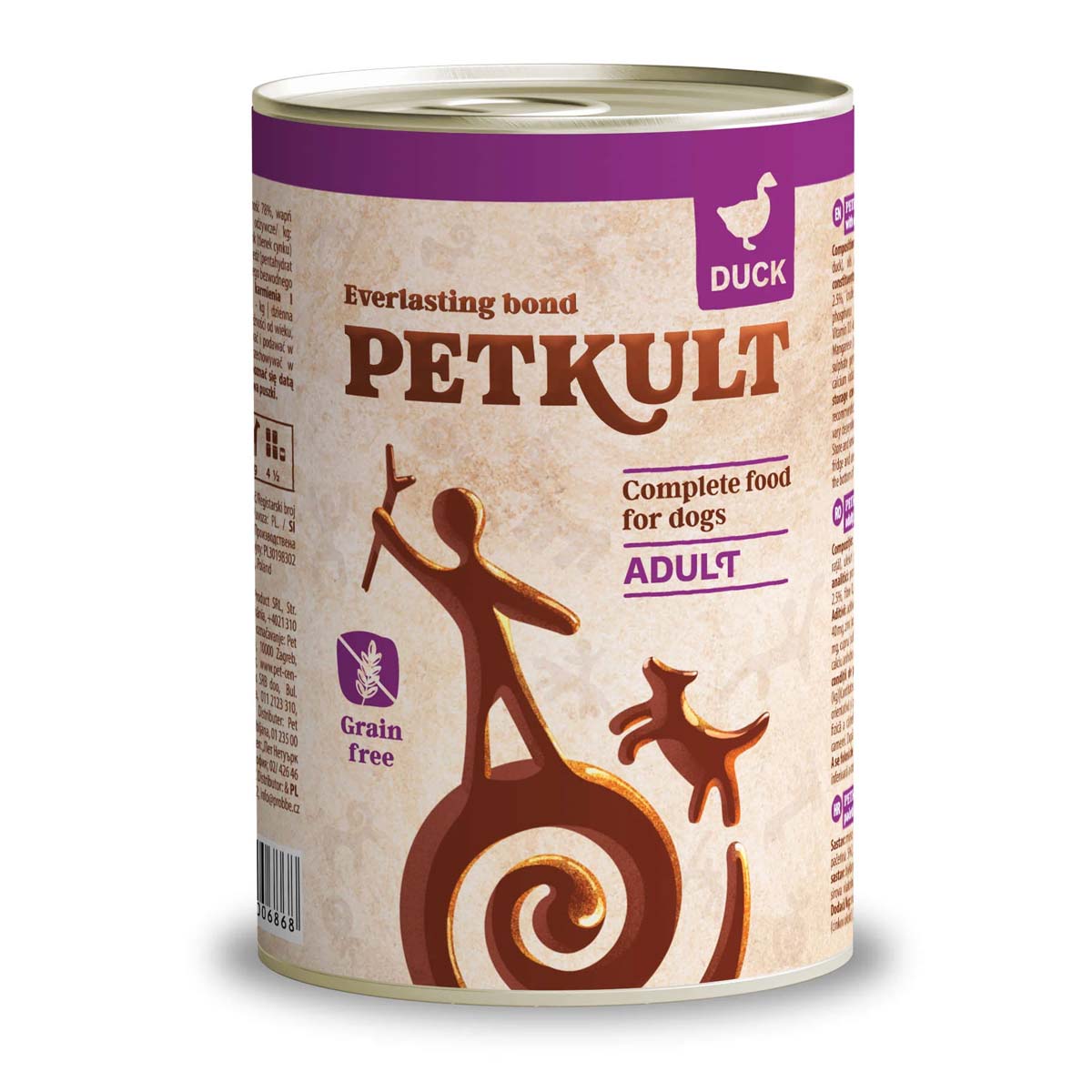 CONSERVA CAINE PETKULT ADULT RATA 800GR
