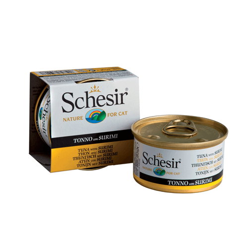CONSERVA PISICA SCHESIR TON CU SURIMI IN GELATINA IN JELLY 85GR