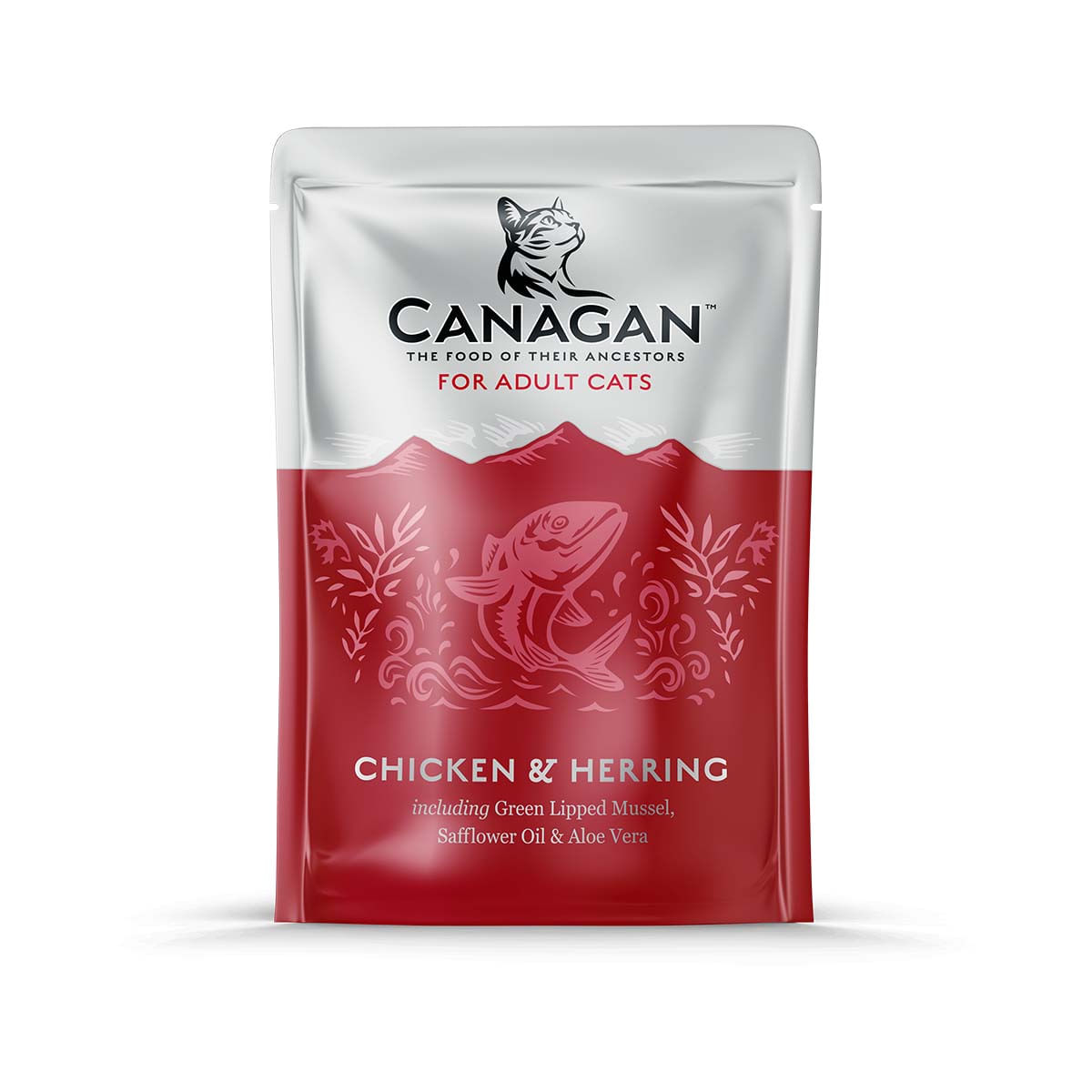 PLIC PISICA CANAGAN PUI SI HERRRING 85GR