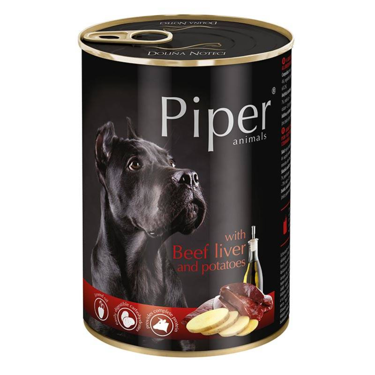 CONSERVA CAINE PIPER  FICAT DE VITA SI CARTOFI 400GR