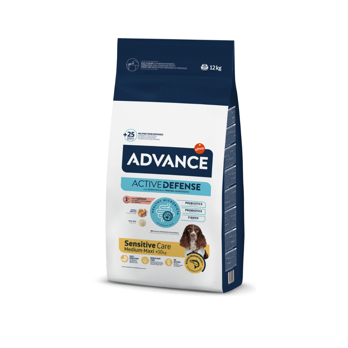 HRANA CAINE ADVANCE SENSITIVE CARE MEDIUM MAXI +10KG SOMON 12KG