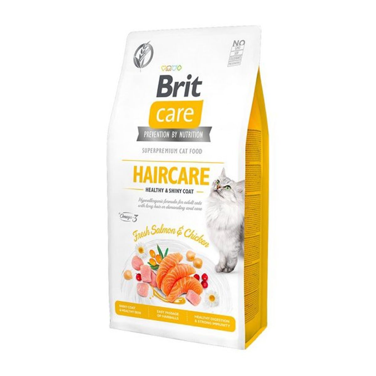 BRIT CARE CAT GF HAIRCARE HEALTHY & SHINY COAT 7 KG